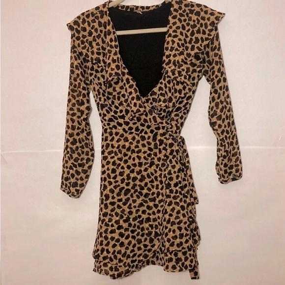 Free people cheetah dress - Picture 5 of 6